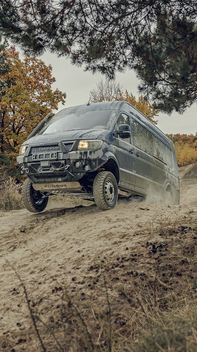 TORSUS Terrastorm | 4x4 Minibus with Impressive Off-Road Capabilities